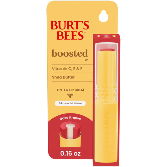Burt's Bees Tinted Boosted Lip Balm - Rose Knows