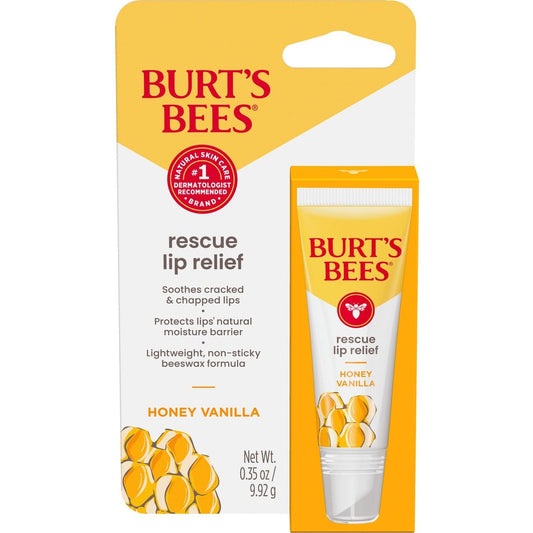 Burt's Bees Rescue Lip Relief - Honey Vanilla