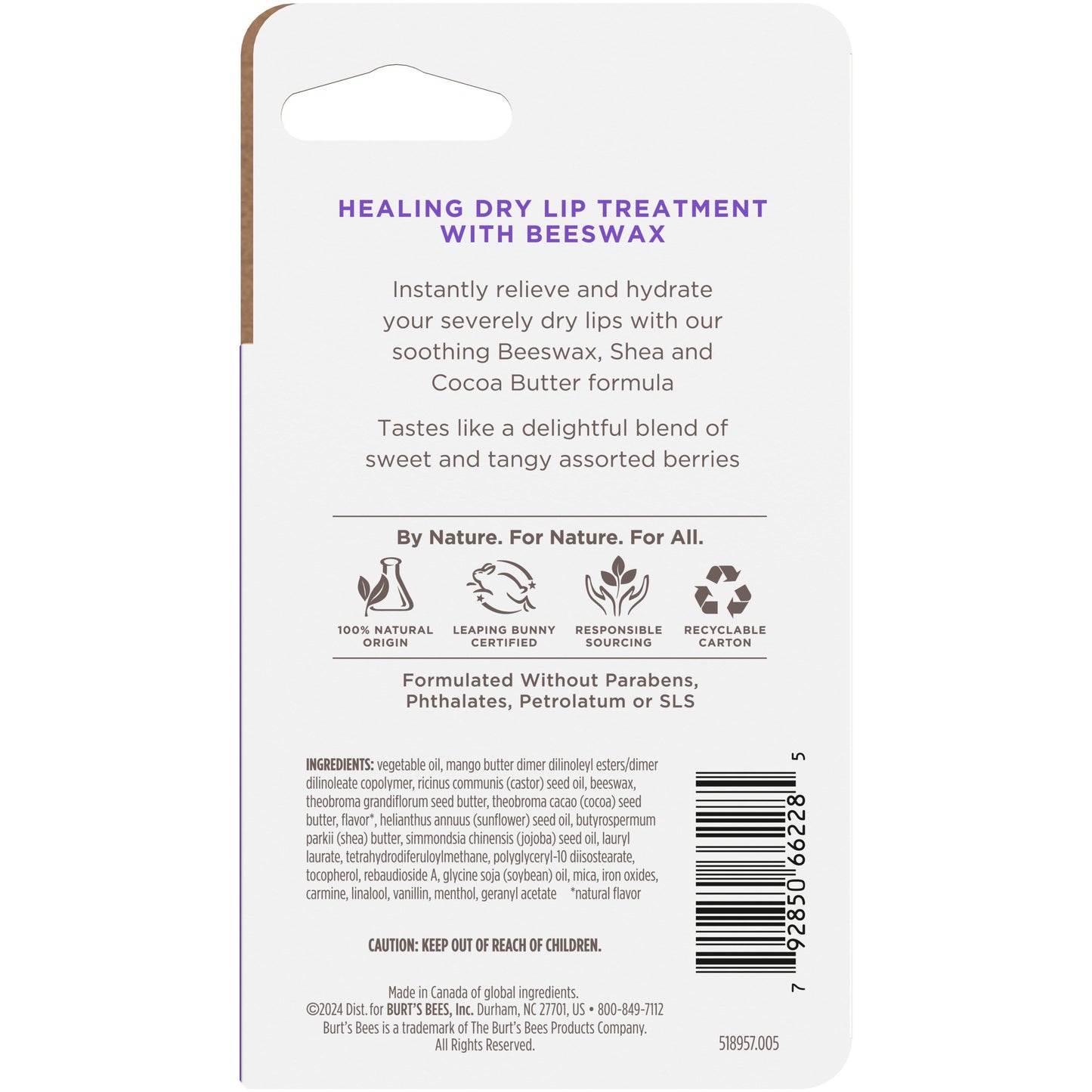 Burt's Bees Medley Rescue Lip Relief Lip Balm