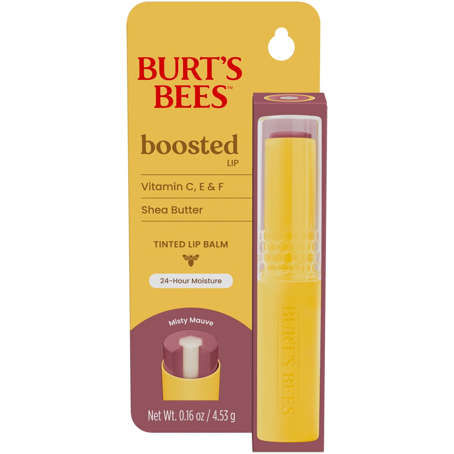 Burt's Bees Tinted Boosted Lip Balm - Misty Mauve