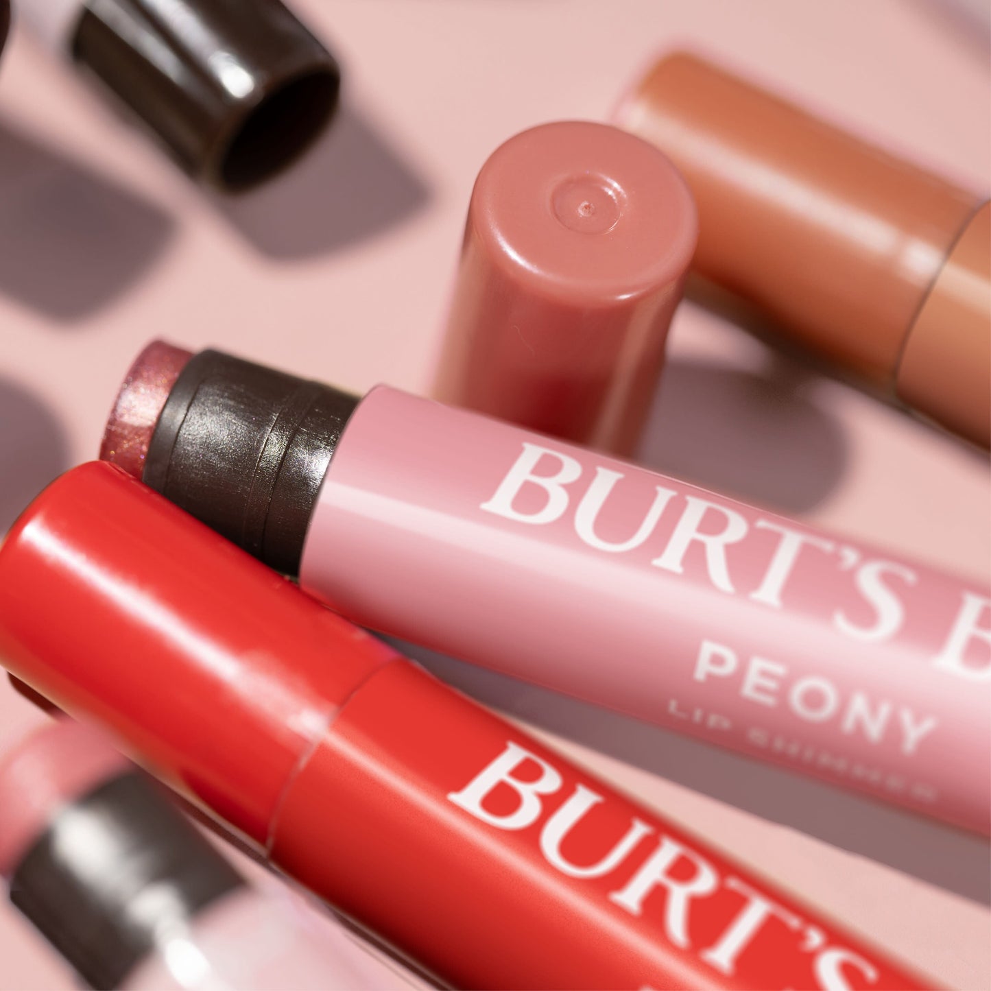 Burt's Bees Lip Shimmer - Peony
