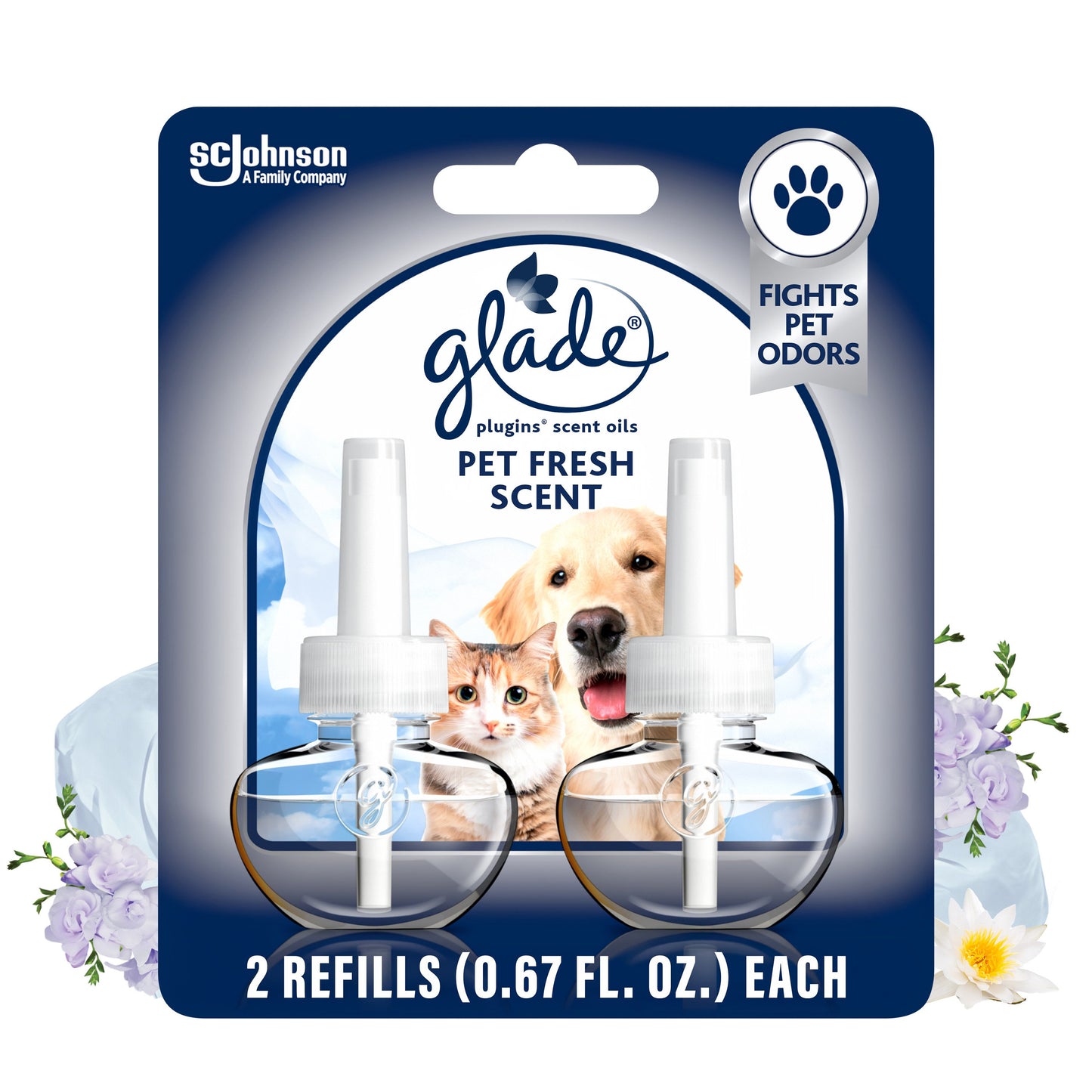 Glade Plug In Scented Oil Refills - Pet Fresh