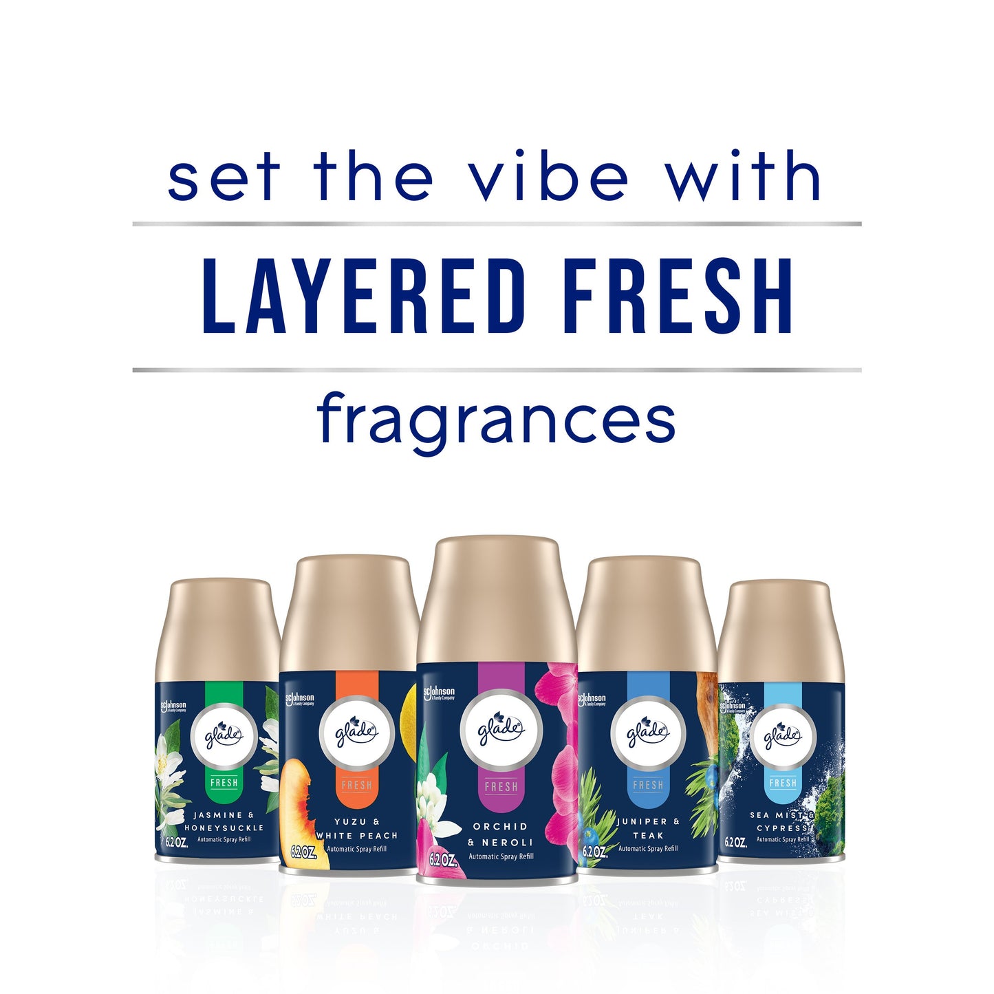 Glade Automatic Spray Refill - Fresh Sea Mist & Cypress