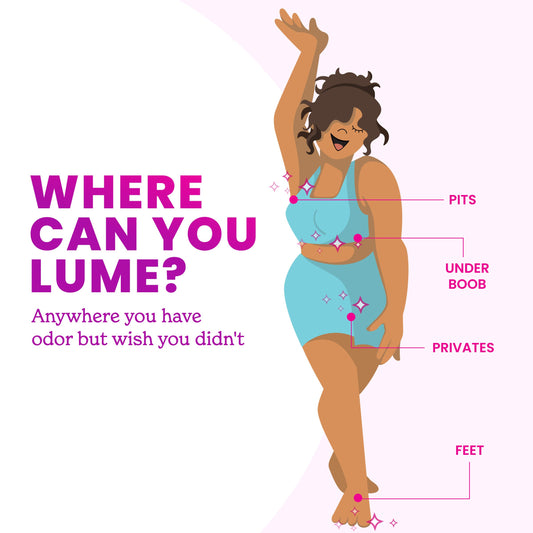 Lume Travel Size Whole Body Aluminum Free Women's Deodorant Solid - Soft Powder