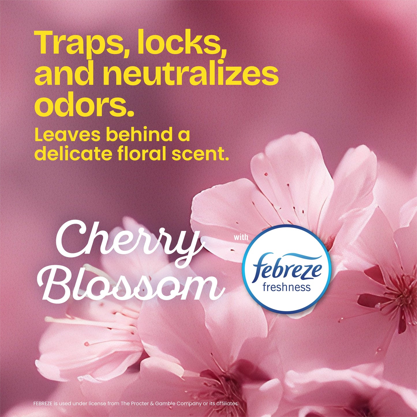 Glad ForceFlex Drawstring Trash Bags, 13 Gallon - Cherry Blossom