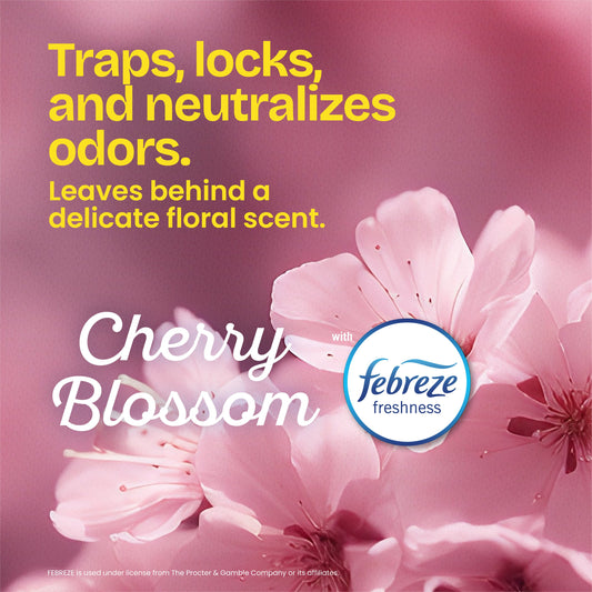 Glad ForceFlex Drawstring Trash Bags, 13 Gallon - Cherry Blossom