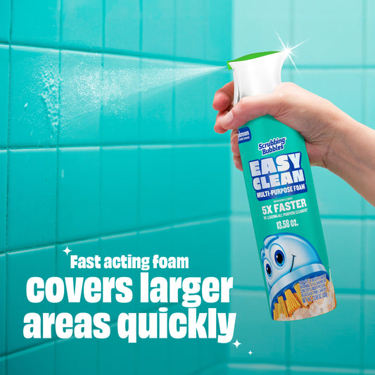 Scrubbing Bubbles Easy Clean Multi-Purpose Foam Bathroom Cleaner Aerosol Spray