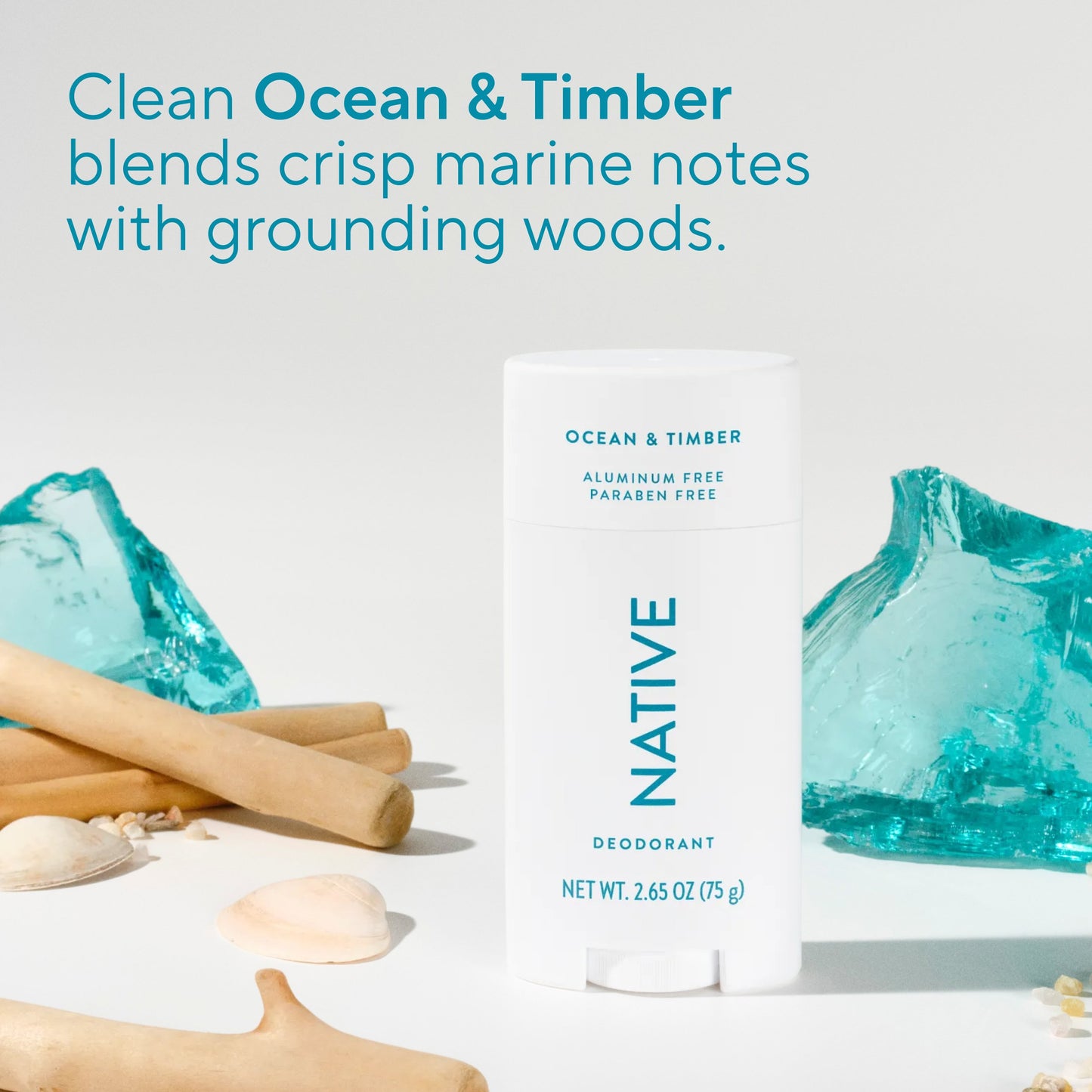 Native Aluminum Free Deodorant - Ocean & Timber