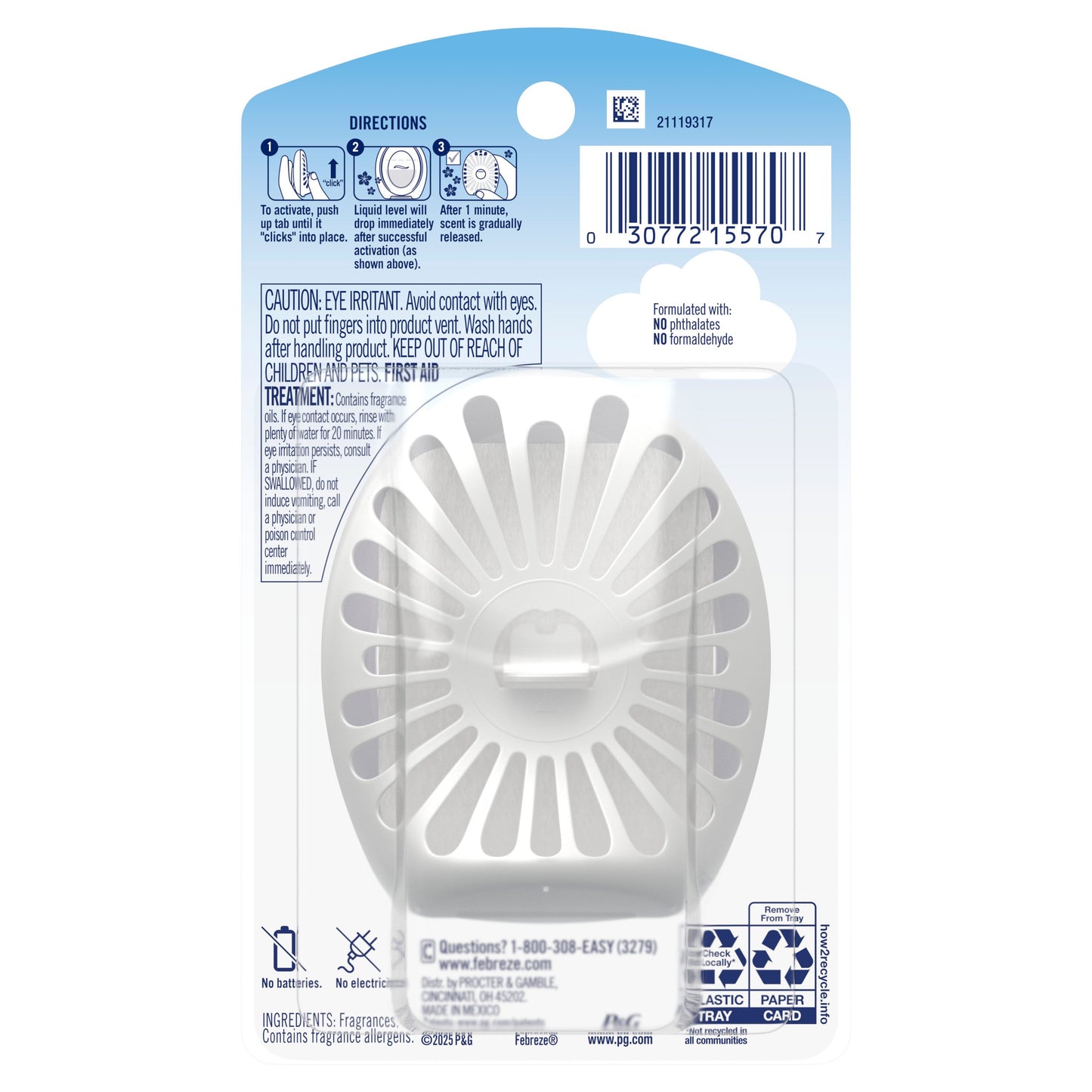 Febreze Bathroom Air Freshener Odor-Fighting - Summer Golden Hour Scent
