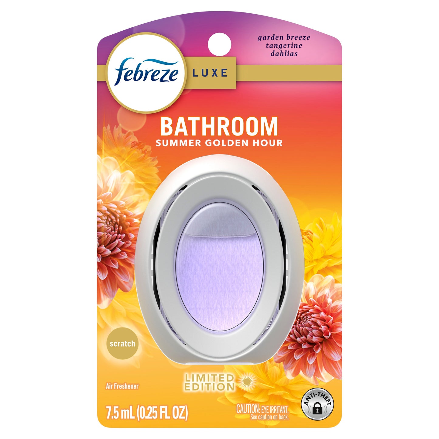Febreze Bathroom Air Freshener Odor-Fighting - Summer Golden Hour Scent