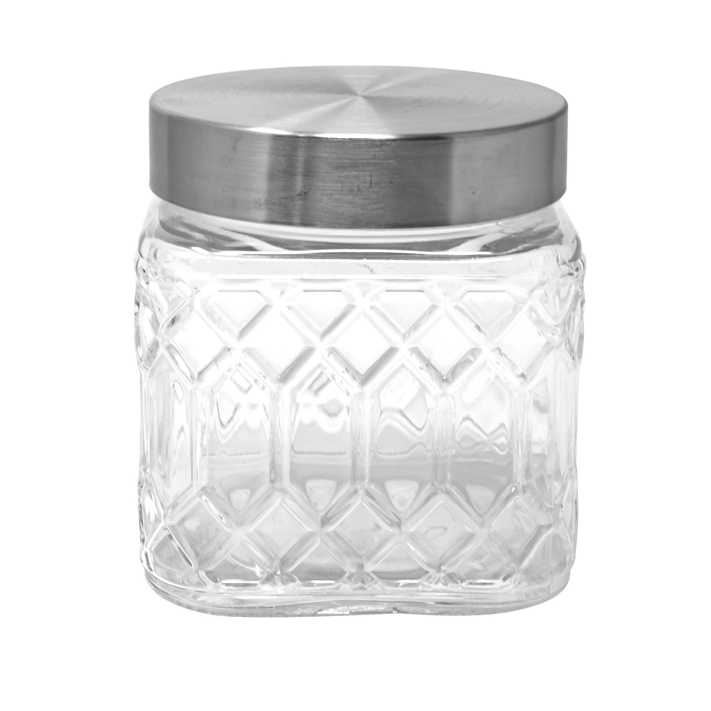 Blue Harbor Paragon Square Glass Storage Jar
