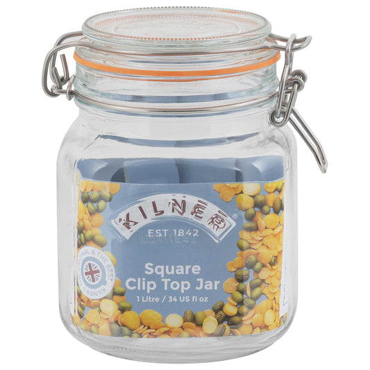Kilner Square Clip Top Storage Jar