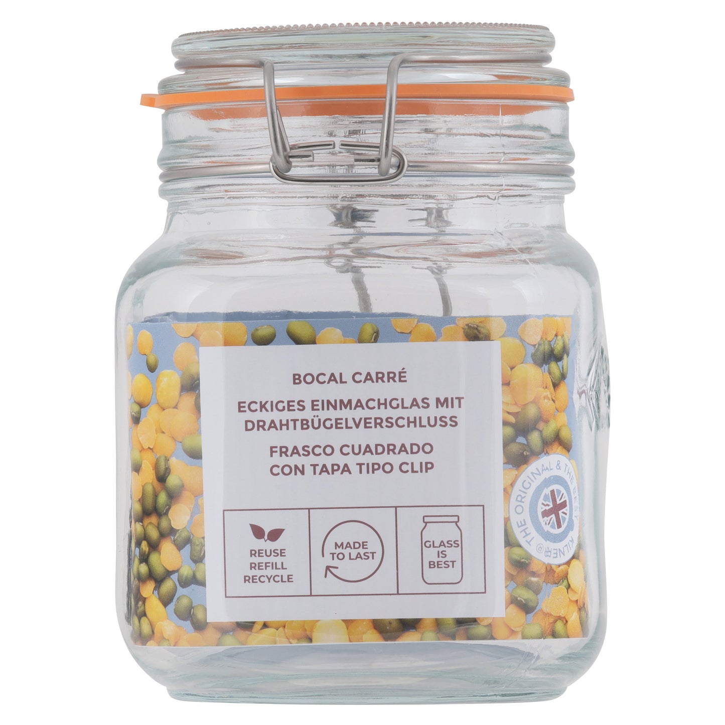 Kilner Square Clip Top Storage Jar