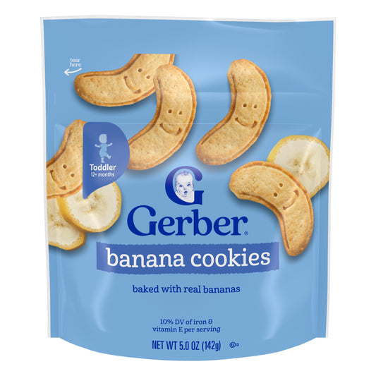 Gerber Toddler Snacks, Banana Cookies, Finger Foods, Snacks For Toddlers