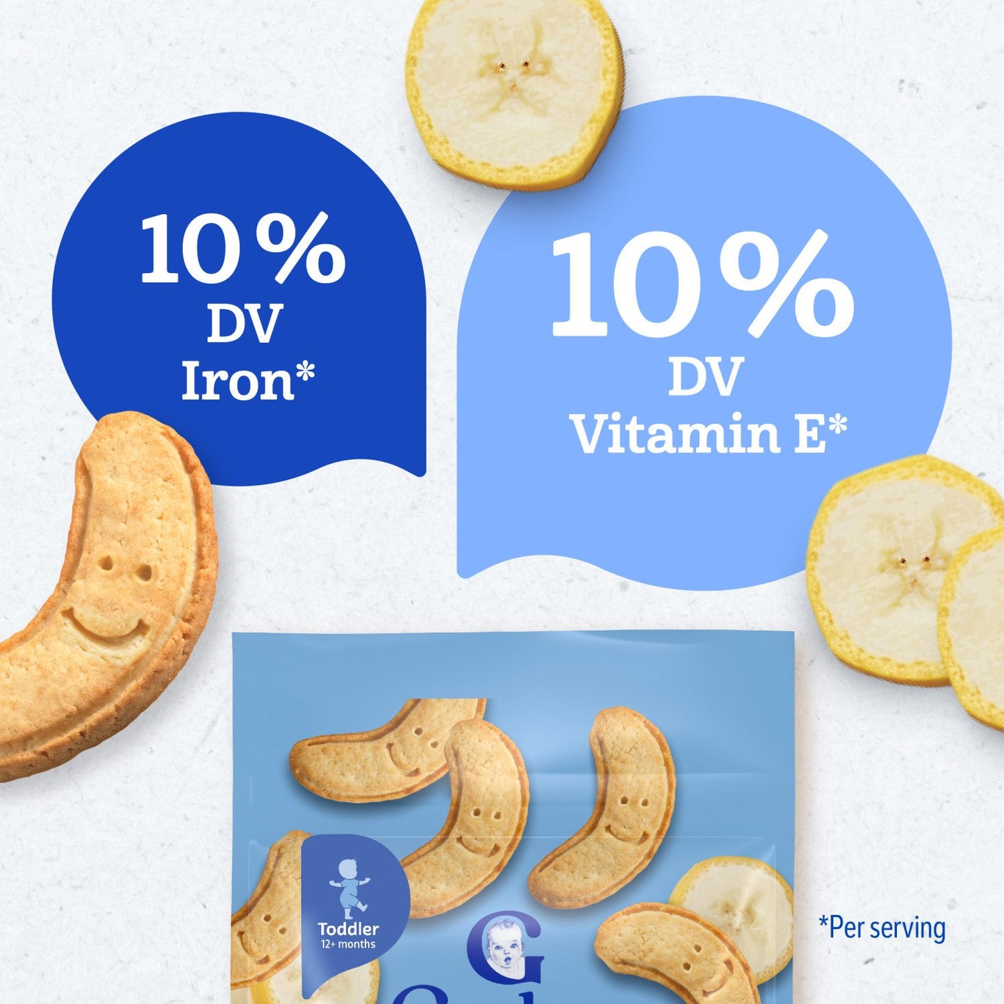 Gerber Toddler Snacks, Banana Cookies, Finger Foods, Snacks For Toddlers