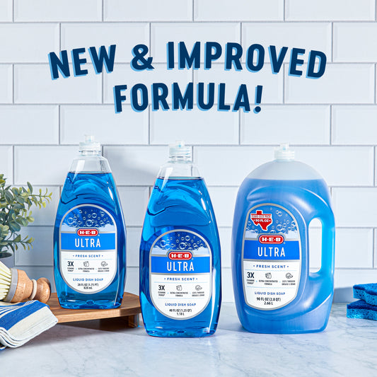 H-E-B Ultra Liquid Dish Soap - Fresh Scent