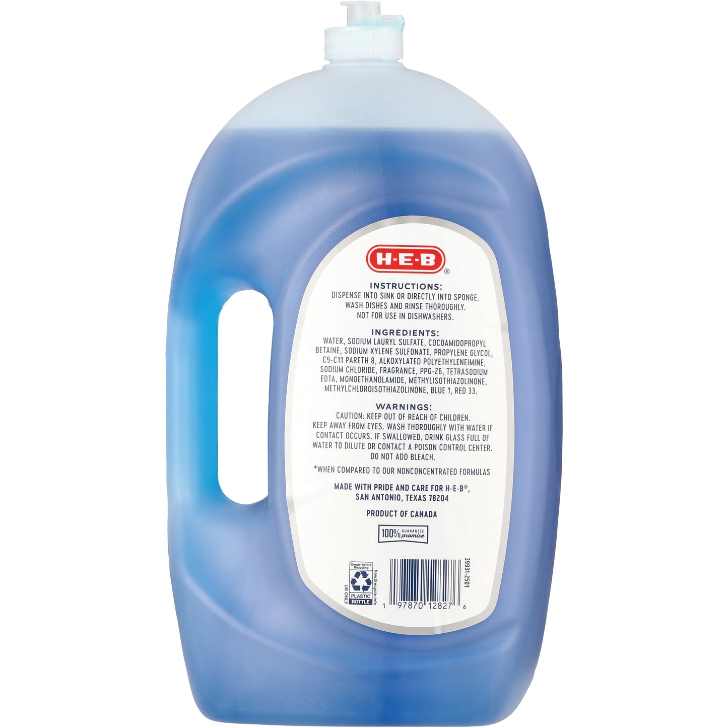 H-E-B Ultra Liquid Dish Soap, Texas Size Pack - Fresh Scent