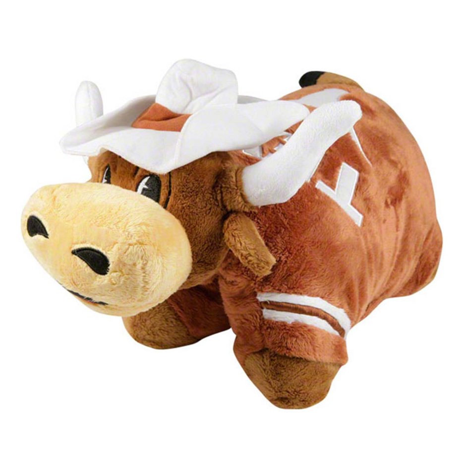 Fabrique Innovations Texas Longhorns Bevo Pillow Pet