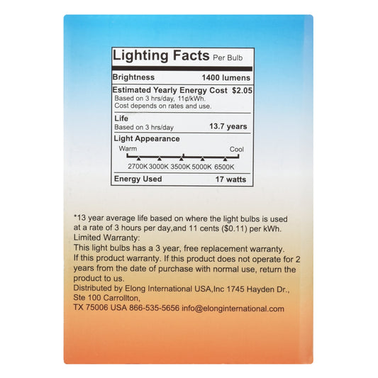 Green Watt Dimmable LED 100 Watt BR40 Light Bulb
