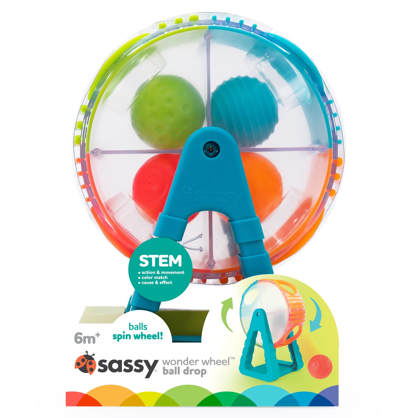 Sassy Wonder Wheel Ball Drop