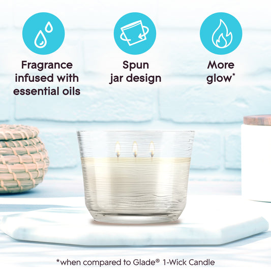 Glade Candle - Dewdrop Petals