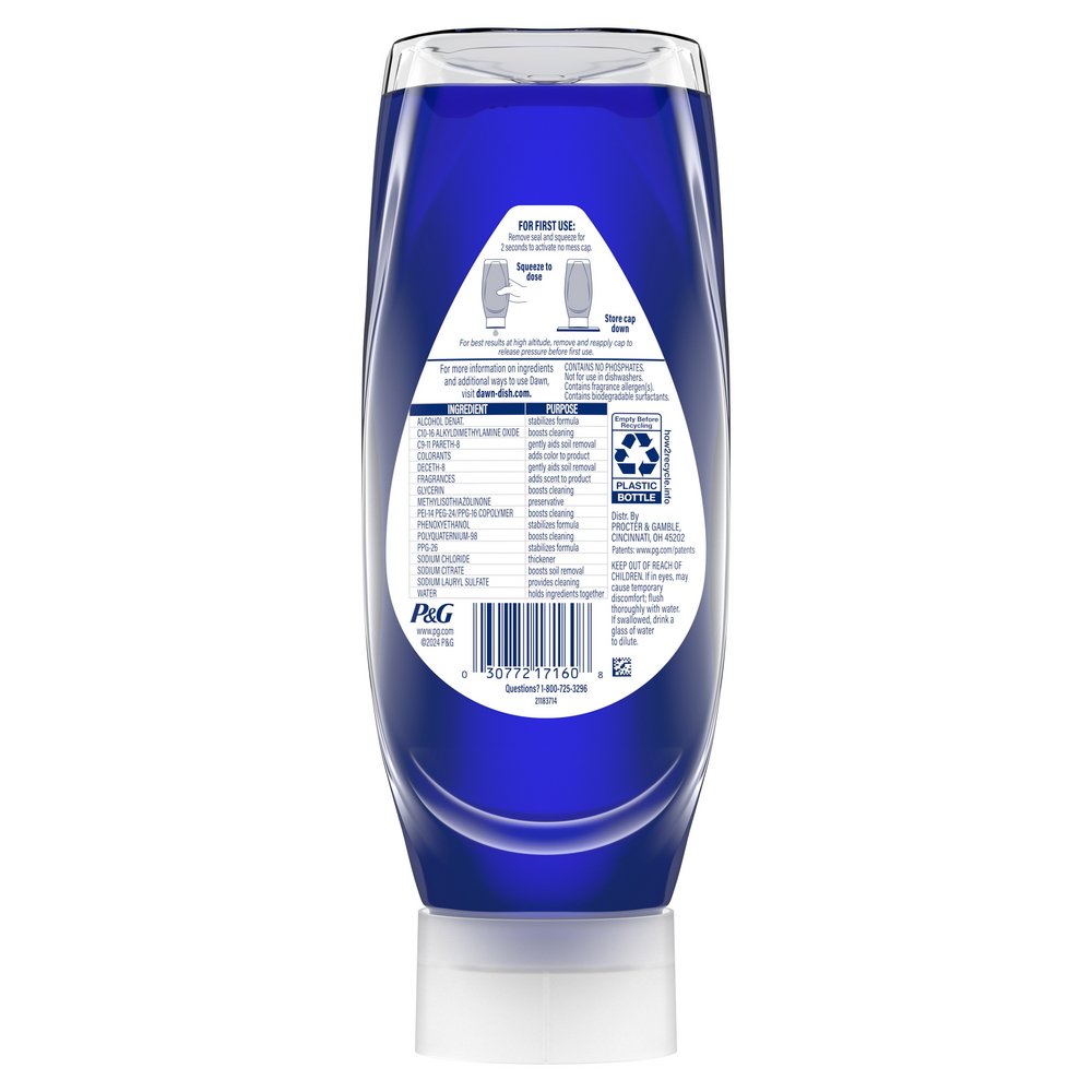 Dawn Platinum Plus Power Suds EZ-Squeeze - Fresh Rain