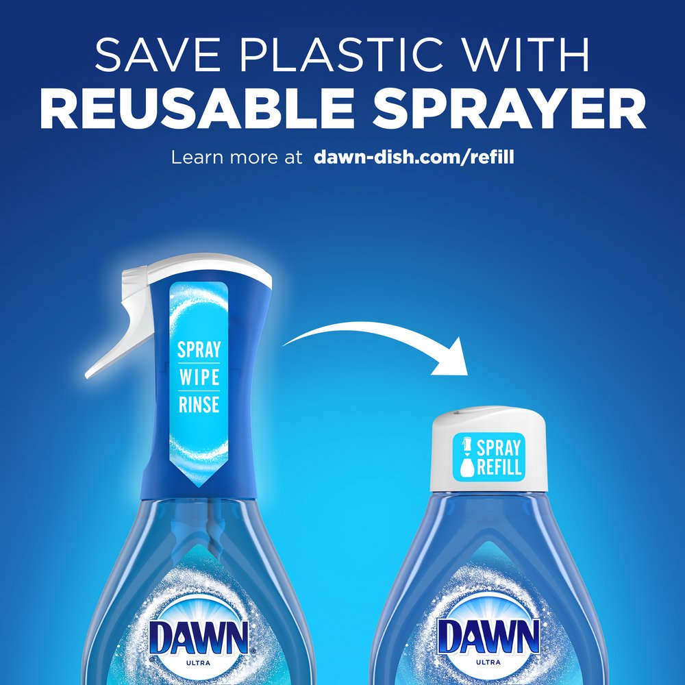 Dawn Powerwash Platinum Plus Refills - Original, 43 oz