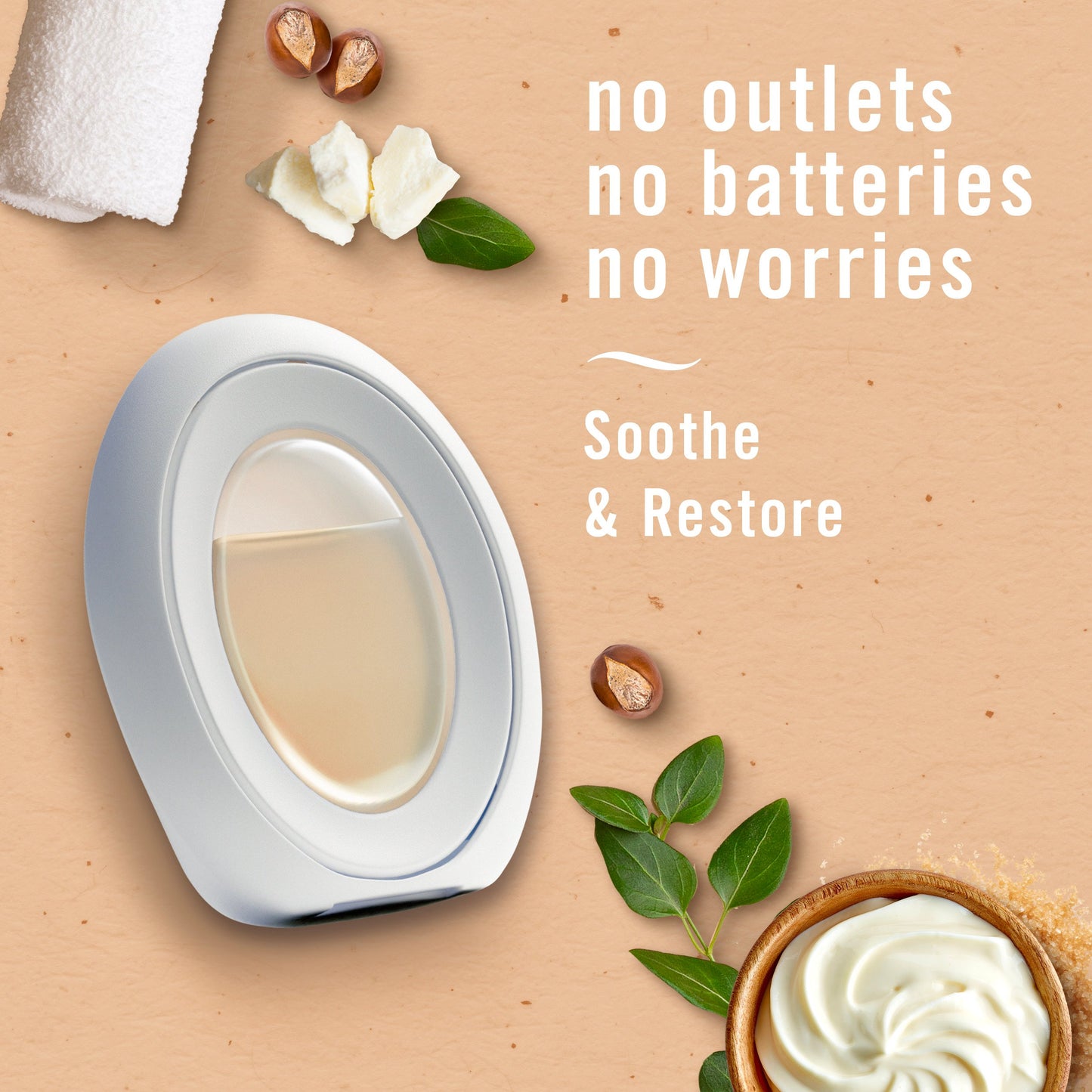 Febreze Bathroom Air Freshener - Warm Sugar & Shea Butter Soothe & Restore