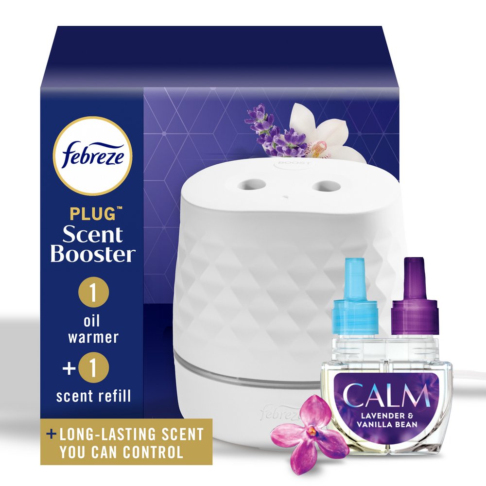 Febreze Plug Scent Booster Starter Kit - Downy Calm