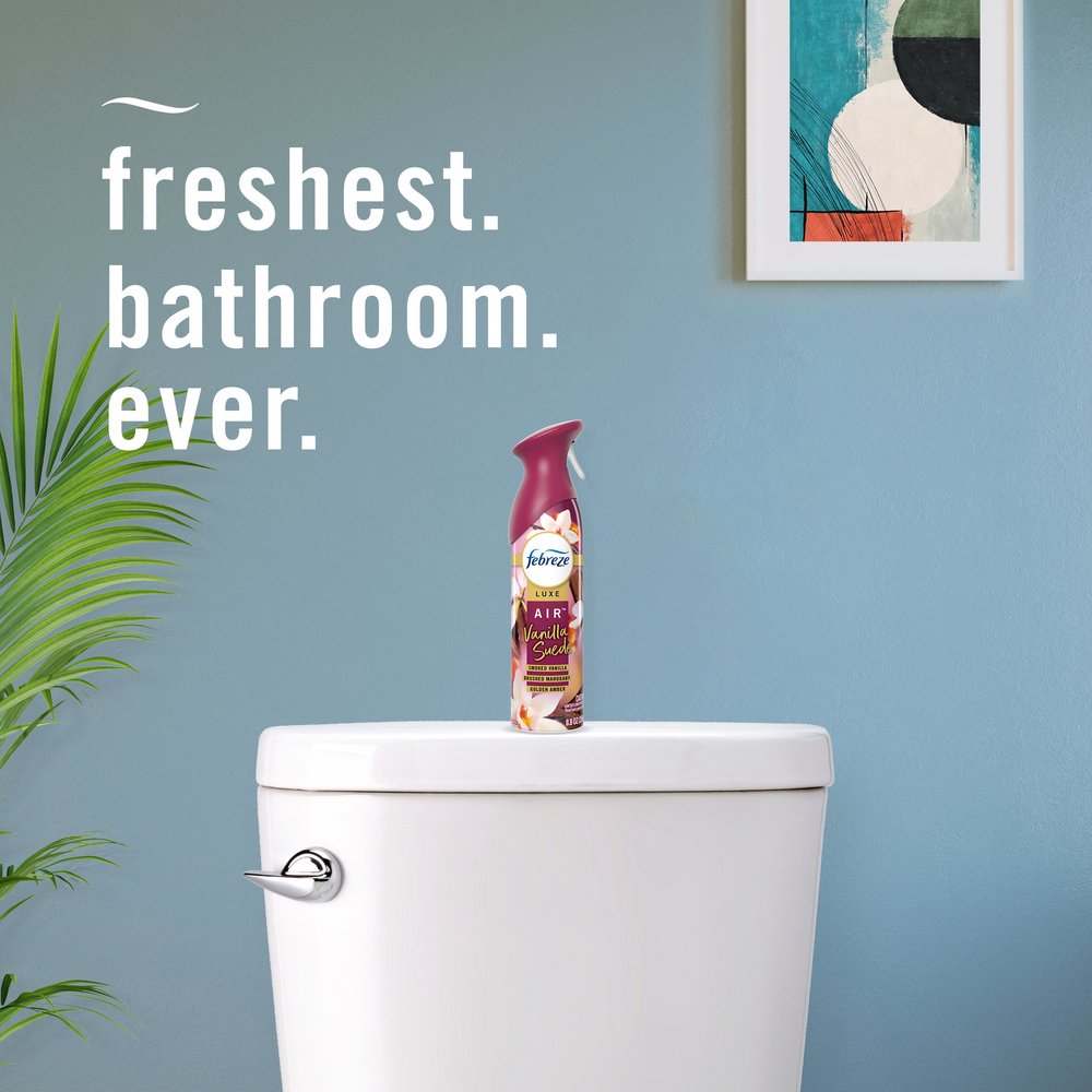 Febreze Luxe Air Freshener Odor-Fighting Room Spray - Vanilla Suede