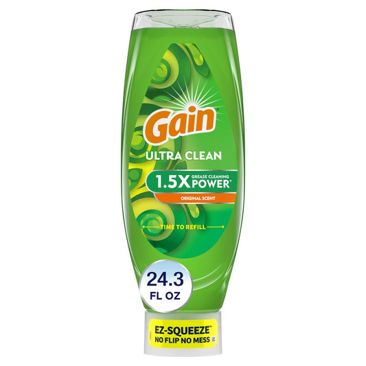 Gain Dish Ultra Clean Ez-Squeeze - Original Scent