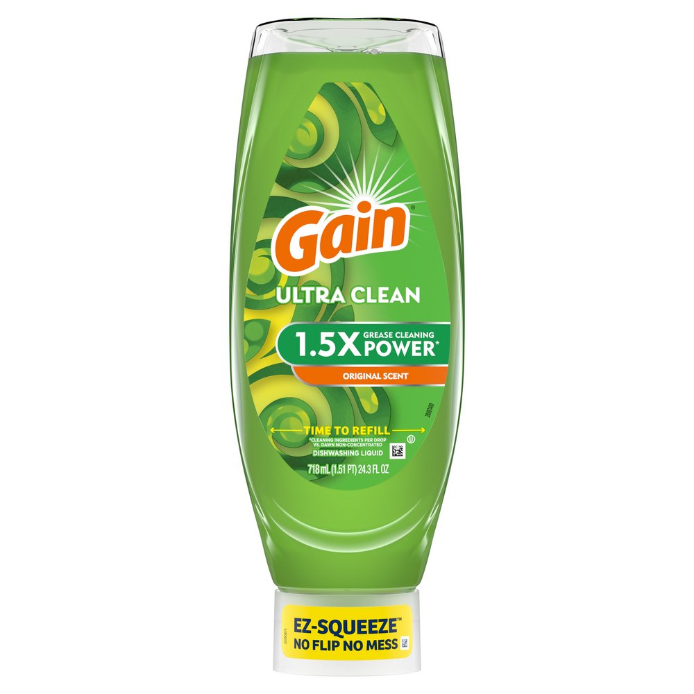 Gain Dish Ultra Clean Ez-Squeeze - Original Scent