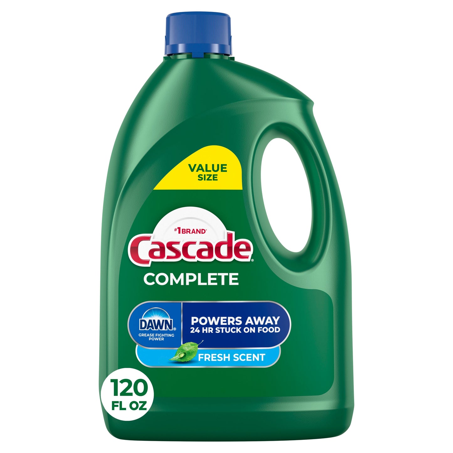 Cascade Complete Dishwasher Detergent Liquid Gel, Fresh Scent