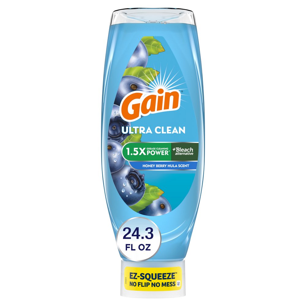 Gain Dish Ultra Clean Ez-Squeeze - Honey Berry Hula Scent