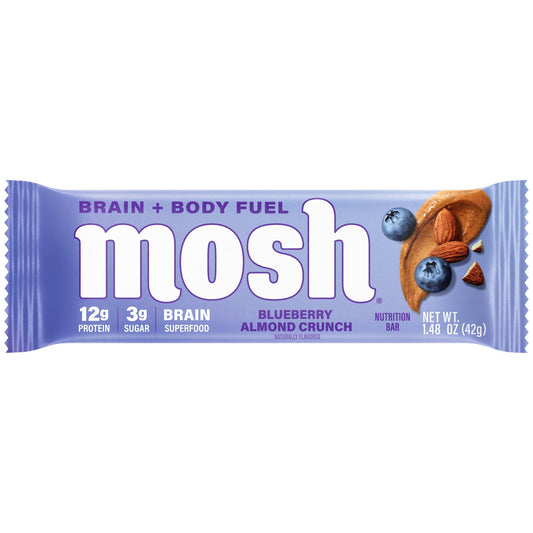 MOSH Blueberry Almond Crunch Protein Bar, 1.48 oz