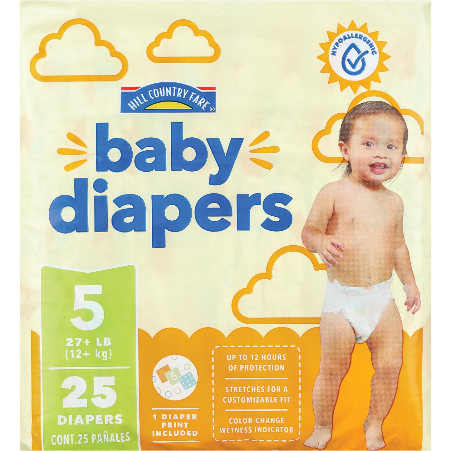 Hill Country Fare Baby Diapers Small Pack - Size 5