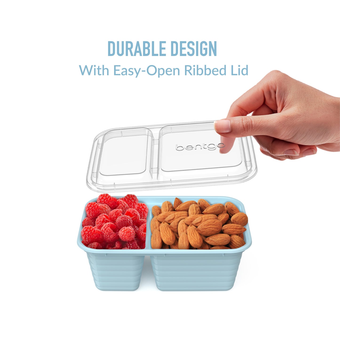 Bentgo Prep 2 Compartment Snack Container - Sky