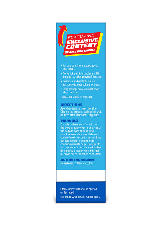 Hot Wheels Monster Trucks Antibacterial Bandages - Assorted Sizes