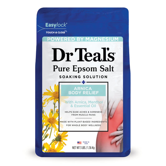 Dr Teal's Pure Epsom Salt Magnesium Soaking Solution - Arnica Body Relief