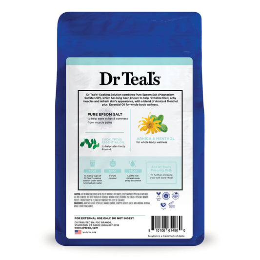 Dr Teal's Pure Epsom Salt Magnesium Soaking Solution - Arnica Body Relief