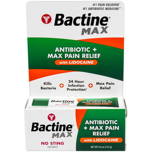 Bactine Antibiotic & Max Pain Relief Ointment with Lidocaine
