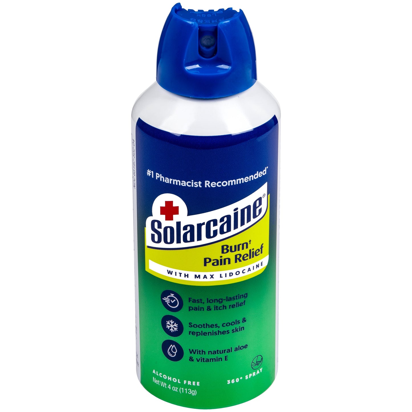 Solarcaine Maximum Strength Burn & Pain Relief Spray with Lidocaine
