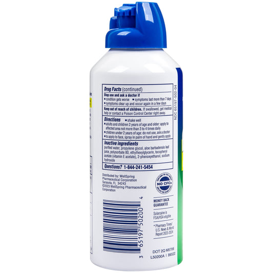 Solarcaine Maximum Strength Burn & Pain Relief Spray with Lidocaine