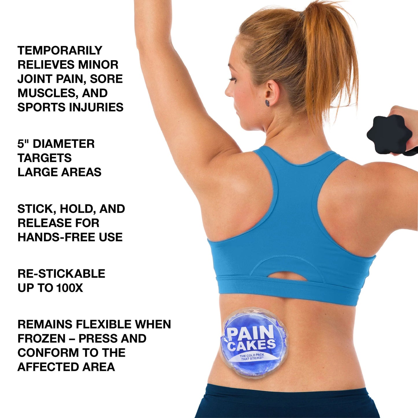 Pain Cakes Re-Stickable Pain Relief Large Cold Pack