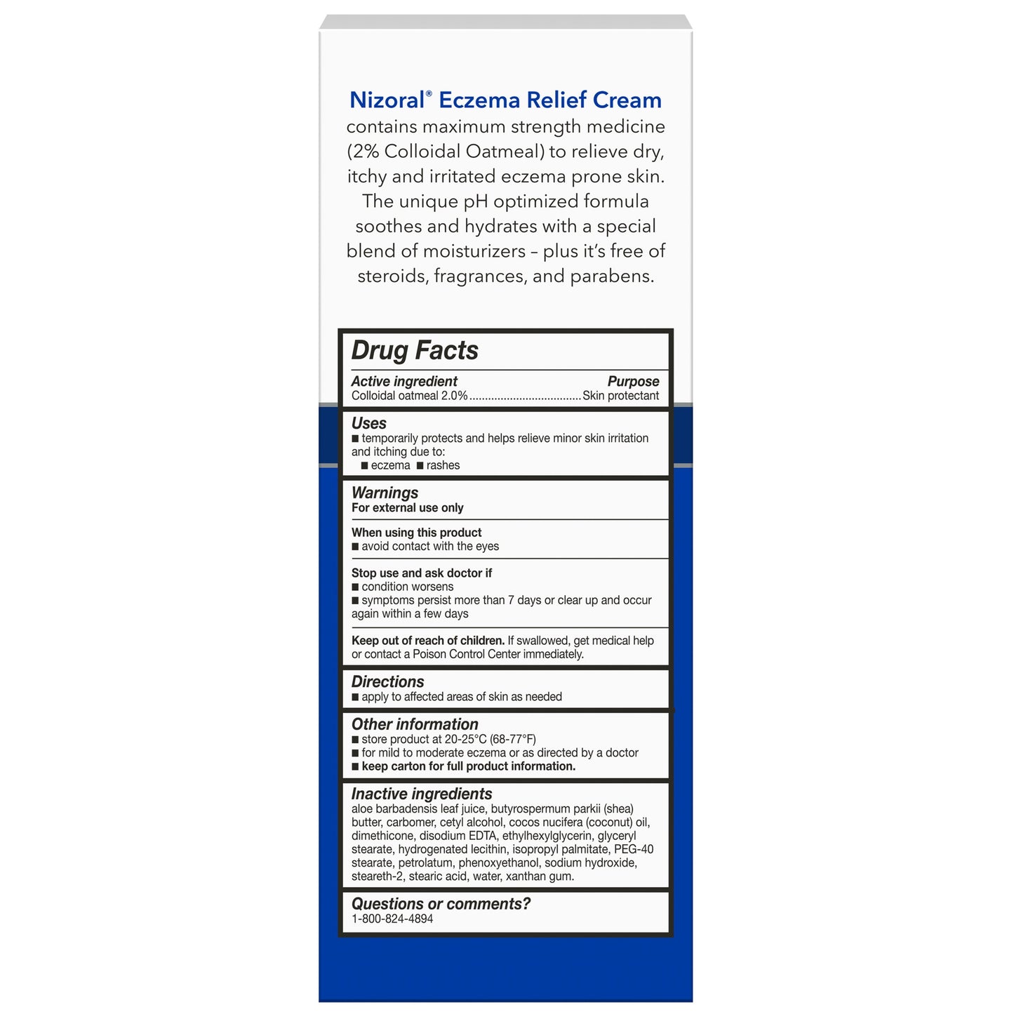Nizoral Eczema Relief Cream with Colloidal Oatmeal