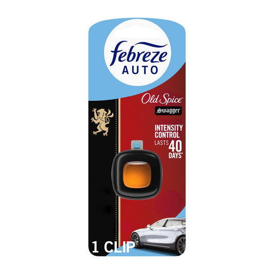 Febreze Auto Vent Clip Air Freshener - Old Spice Swagger