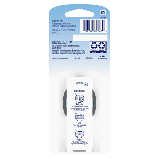 Febreze Auto Vent Clip Air Freshener - Old Spice Swagger
