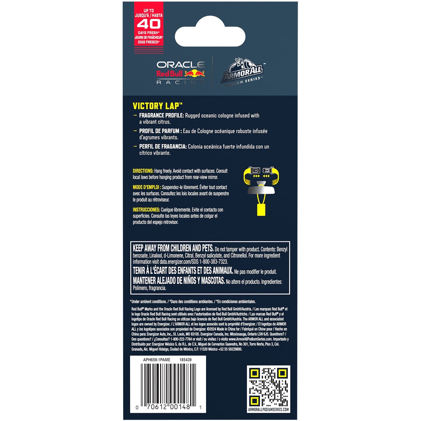Armor All Oracle Air Freshener - Victory Lap