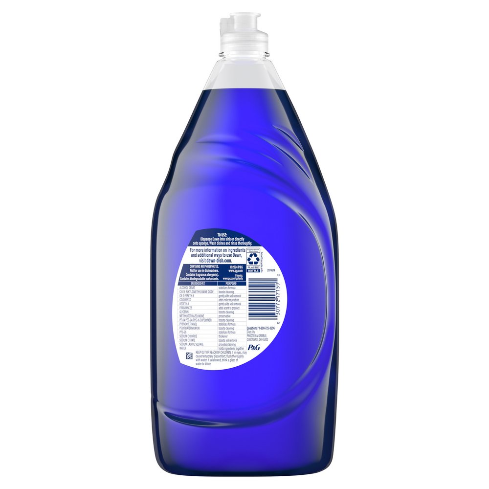 Dawn Platinum Plus Power Suds Liquid Dish Soap - Fresh Rain