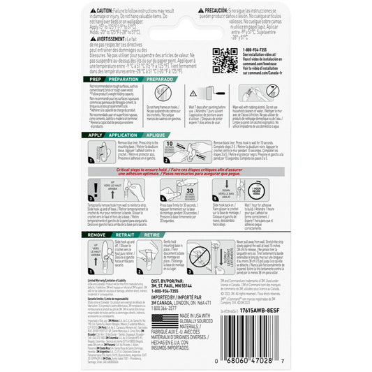 Command Outdoor Assorted Size Refill Strips